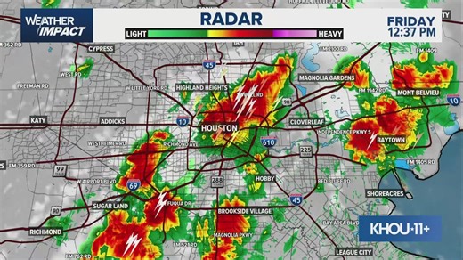 Weather Impact Alert: Storms popping up around the Houston area
