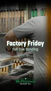 #factoryfriday | McDermott Pool Cue Official Fan Page
