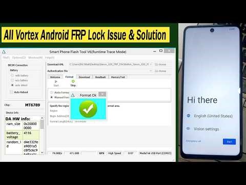Vortex FRP Lock Problem & Solution Explained | Android 12,13,14| Setting / App Not Open