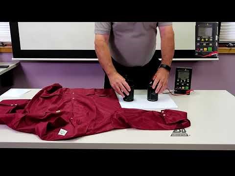 Measuring Resistance of a Static Control Garment - ANSI/ESD S20.20