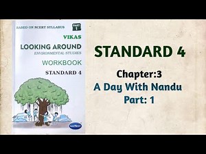 Std-4 EVS | Ch:3 A Day With Nandu | Part 1 | Vikas Workbook Solution | Looking Around | Ncert