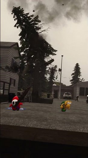 Yoshi's Tree Struck by Lightning [SFM Fails]