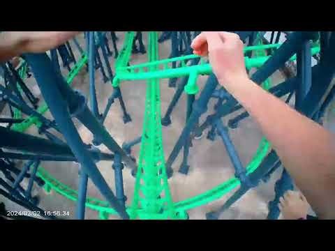 Poltergeist Kinda Trashy On and Offride Coaster Footage | Six Flags Fiesta Texas | No Copyright