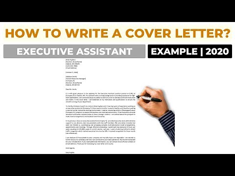 How To Write a Cover Letter For an Executive Assistant Position? | Example