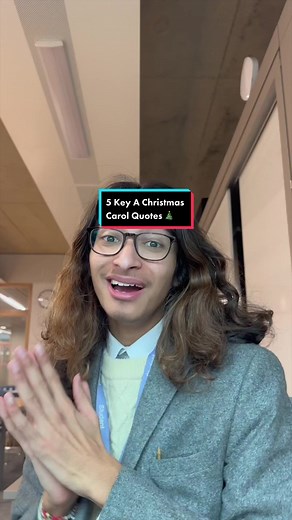 5 key A Christmas Carol quotes to use when analysing Scrooge! 🎄 presented by @Revishaan :) #achristmascarol #gcse #gcses2023 #englishliterature #gcseenglishliterature #revishaan