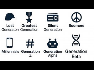 Every Human Generation Explained in 6 Minutes – From the Lost to Gen Beta | ALL GENERATIONS |