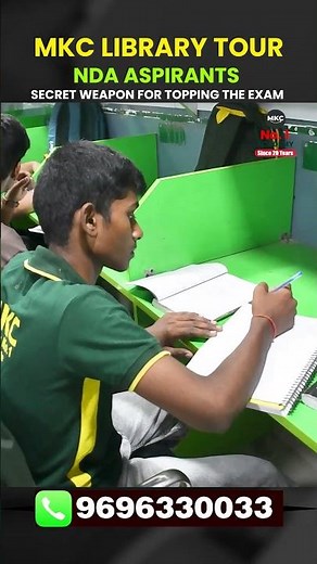 📚 MKC Library Tour | Best Study Environment for Defence Aspirants |
