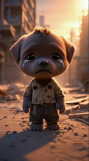 Little Puppy Crying for Help 💔 | Emotional Short” #animation #animationvideo