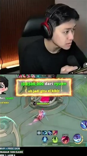 jeje di katain kikir sama viewernya 😹 #jejeadriel #mobilelegends #mlbbshorts