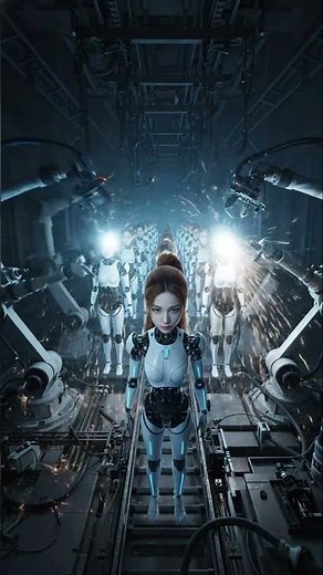 Inside the Factory That Builds the Future #robot #humanoid #aiart #humanoidrobot #shorts