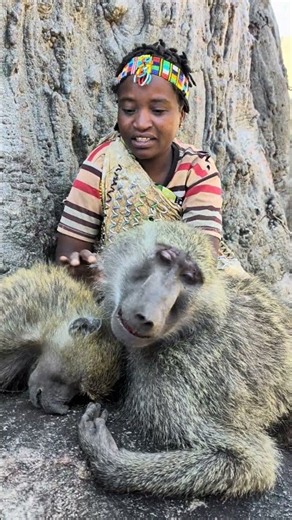 From today’s hunt to today’s meal 🔥🌿 A Hadzabe hunter’s wife prepares the catch the traditional way.