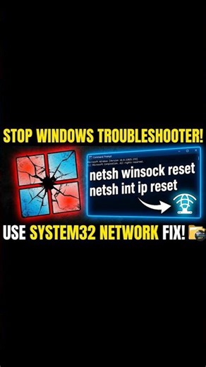 Stop Using Windows Troubleshooter! Fix Network Issues in System32 📂