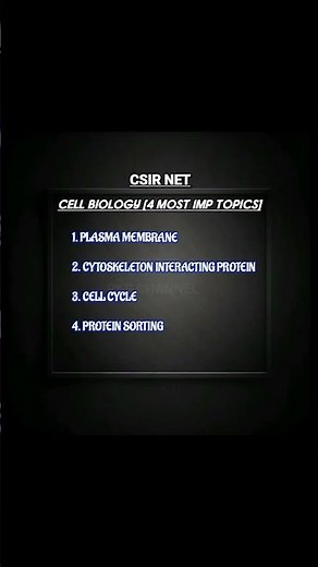 CSIR NET Life Science | All Units Important Topics | Full Syllabus Guide 2025 l Must Watch🔥