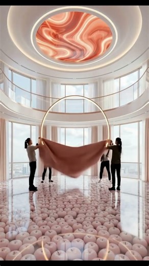 Luxury Apple Resin Floor Installation | Pouring & Polishing Time-Lapse Transformation #Shorts