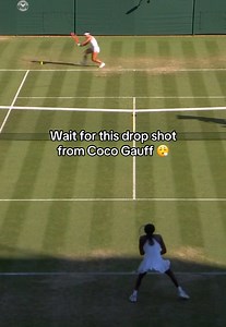 Coco Gauff’s Smooth Drop Shot at Wimbledon — Instant Highlight