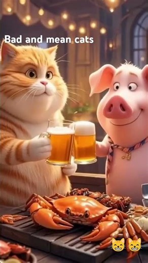 Bad and mean cats😸😸#shorts #shortvideo #youtubeshorts