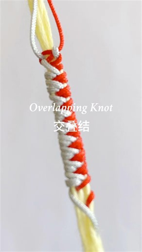 How to Tie a Overlapping Knot | 交叠结 Knot Tutorial for Crafts & Macrame #diy #handmade