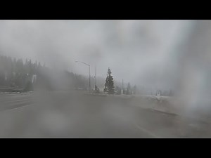 Heavy snow and window causes dangerous travel conditions