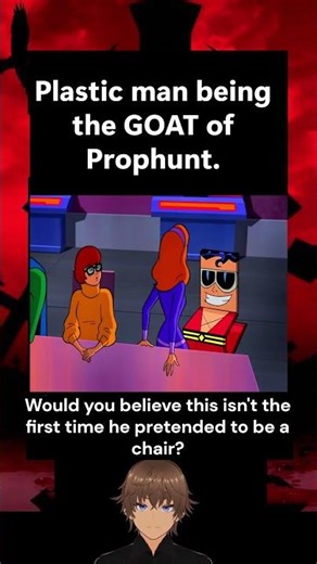 Plastic Man Plays a prank and pretends to be a chair