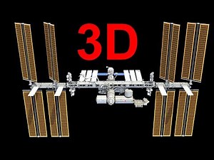 ISS International Space Station 3D Model