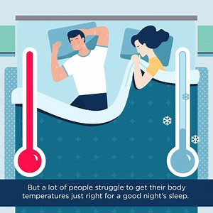 2.6K views · 14 reactions | Sleep too hot or too cold? Try these tips to help you get a restful night of sleep at the right temperature. #SmarterSleep | Sleep Number | Facebook