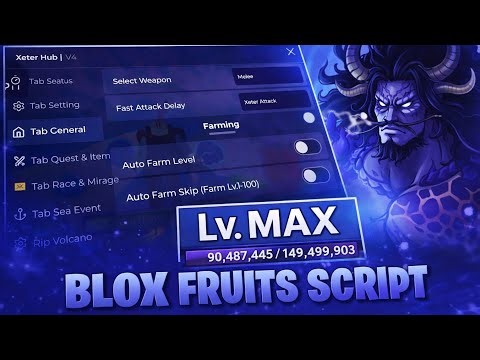 [🌐👑] Xeter Hub – Blox Fruits Script Server Hope (No Key) [🎁🍬] #autofarmbloxfruits
