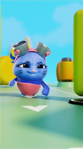 Molly is the messi of eating chicken #shorts #animationmeme #athlete