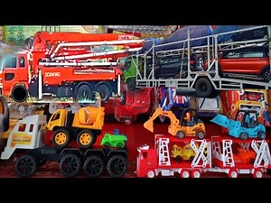 Unboxing Truk Tangki Pertamina, Review Mobil Truck Crane, Mobil Molen Truck Mixer