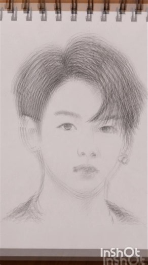 ✨ Drawing Jungkook (JK) from BTS 💜 | Pencil Sketch Tutorial ✍️#Jungkook #JK #BTS #BTSArmy