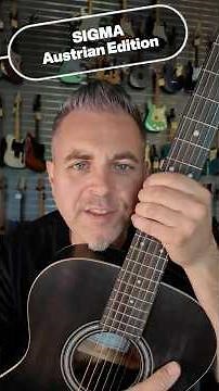 🎸 Sigma OMME BKB Aged – Vintage-Optik, moderner Klang! 🖤✨