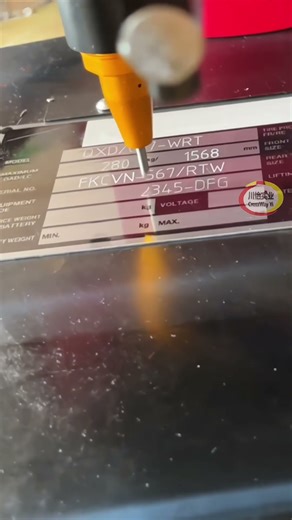 Good Idea for Using an machine to Marking metal Nameplate