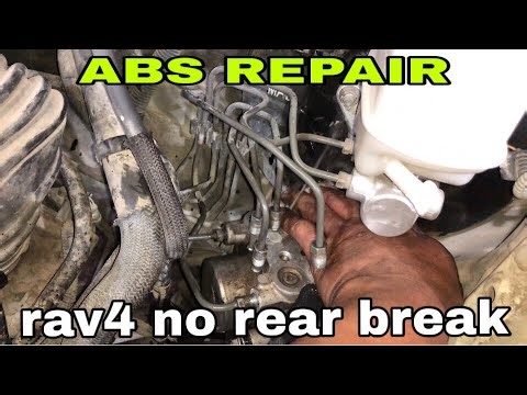 TOYOTA RAV4 ABS FAILURE - LOST OF REAR WHEEL BREAKS