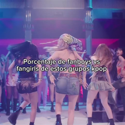 Porcentaje de fanboys vs fangirls de estos grupos kpop #fyppp #kpop #noflopplis #apoyo? #paratii
