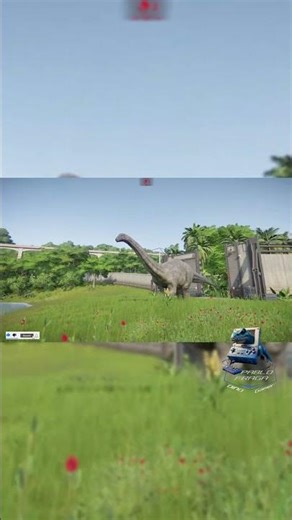 Jurassic World Evolution. 4K | Soltando - Apatosaurus.