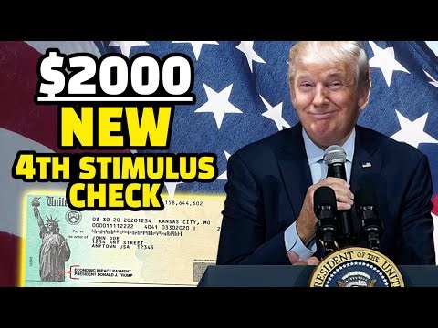 📈 NEW Latest $2000 4th Stimulus Check For ALL!?✅ Social Security SSI,SSDI,VA,Seniors🎉