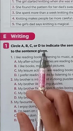 Solutions to English workbook grade 8 Unit 1 E1 - Short - Global Success 8