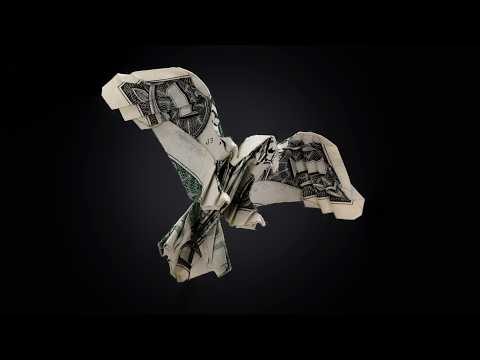 $1 Dollar Bill Origami Eagle (Won Park)