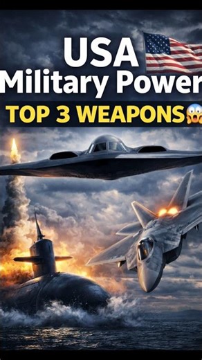 America’s 3 Most Powerful Military Weapons 😱 | U.S. Defense Power #USMilitary #Defense #Military