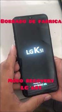 Se me olvidó patrón de LG K51 Hard reset Modo recovery rápidamente borrado de fábrica como nuevo.