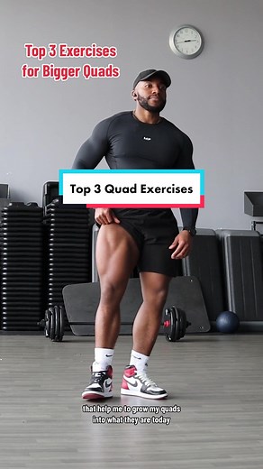 Top 3 quad exercises #bcmfit #quads | hamstring workouts