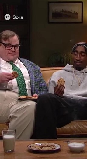 Matt Foley and Tupac eating cookies! #SNL | Scott Rohrman