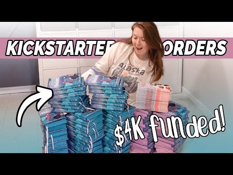 Author Vlog: Fulfilling Kickstarter Orders & BookVault Unboxing
