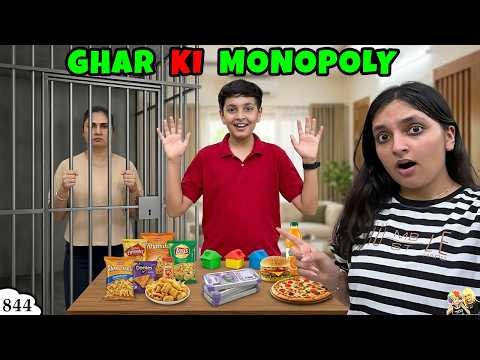 GHAR KI MONOPOLY | Ep 844 | Comedy Family Life Vlog | Aayu and Pihu Show