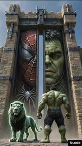 OMG hulk or lion dono gareebee me jee rahe phir 🤯😭 #hulk #aihulk #hulkai #hulkvsspiderman #lion