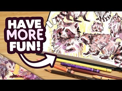 How to Have FUN Sketching Again // when drawing becomes a chore