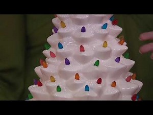 Mr. Christmas 17" Oversized Illuminated Plug In Nostalgic Tree on QVC
