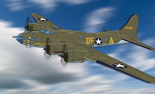 一口气看完！B-17飞行堡垒轰炸机进化史，从299原型机到SB-17