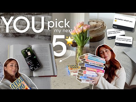 YOU predict my next 5 🌟 read (spoiler: it worked!) *reading vlog*