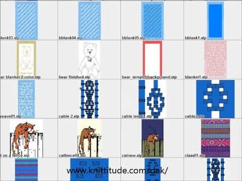 DesignaKnit 8 Tutorial - Designing A Baby Blanket