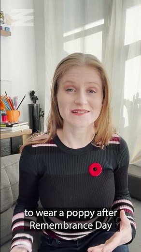Poppy Protocol: How To Wear Your Poppy This Remembrance Day #shorts